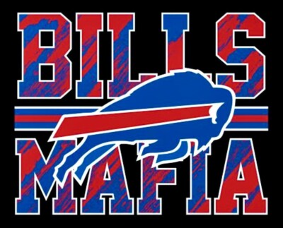 (2) Buffalo Bills Mafia Waterproof Vinyl Stickers 5x4 Car Decal