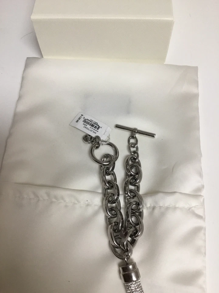 Michael KORS Pave' кристалл гудок браслет с Ярлыками Mkj3170 просто шикарный $125 - Изображение 4 из 4