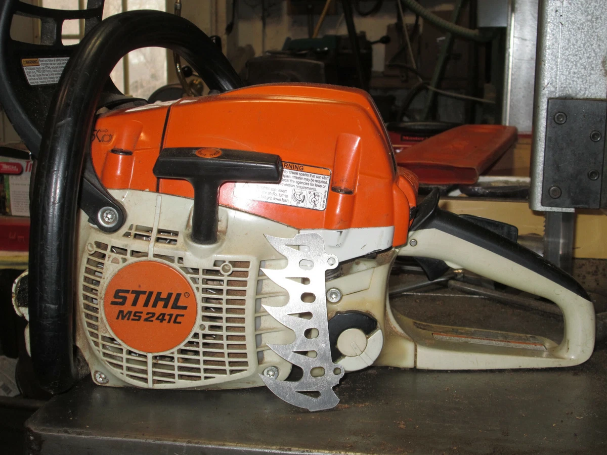 Stihl MS241c dog dawg spike front ALUMINUM skeletonize laser