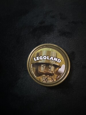 Legoland Mr. Gold Pop Badge (RARE) 2022