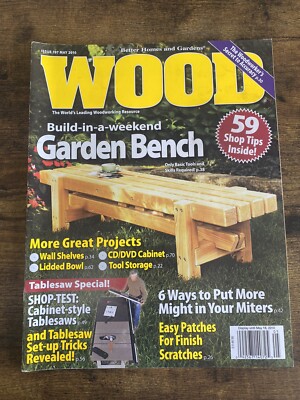 Vintage Issue 197 May 2010 WOOD Magazine Wodworking Home Improvement