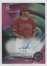 2022 Bowman Platinum Top Prospects Pink /199 Alejandro Hidalgo #TOP-20 Auto f2v
