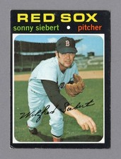 1971 Topps #710 Sonny Siebert Boston Red Sox VG