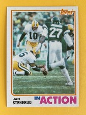 Jan Stenerud 1982 Topps In Action Football Card #367 -Green Bay Packers