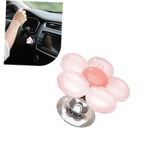 Car Push to Start Button Cover, Flower Engine Quick Start Stop Protection