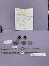 VINTAGE EASTERN STAR LADIES MASONS MASONIC LOT  JEWELRY GROUP