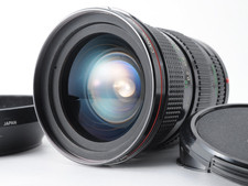 Canon New FD 24-35mm f/3.5 L NFD Zoom MF Lens With Hood Near Mint From JAPAN