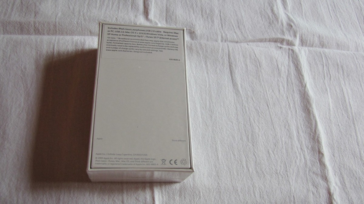 Apple iPod Classic 160GB BLACK 7th Gen 2009 Unopened FACTORY