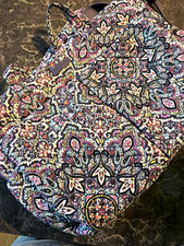 Vera Bradley Paisley Quilted Tote Bag w/ Adjustable strap... diaper bag