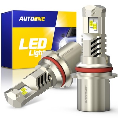 AUTOONE 9007 Headlight LED Kit High Low Bulbs Bright Beam 6000K White High Power