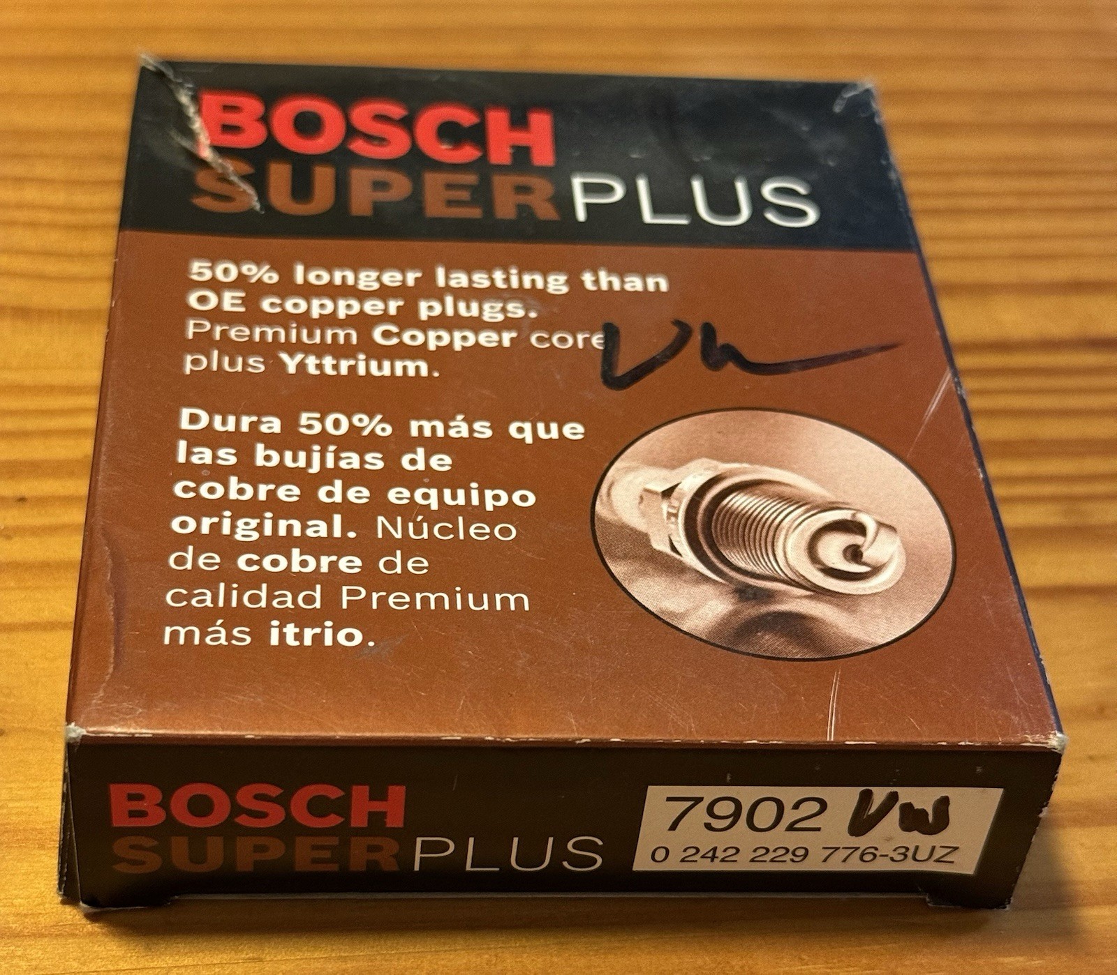 Spark Plug-Nickel Bosch 7902 Set Of 3 Vk10