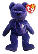 Ty Beanie Baby Princess the Diana Bear Toy 1997 PE pellets Mint Tag