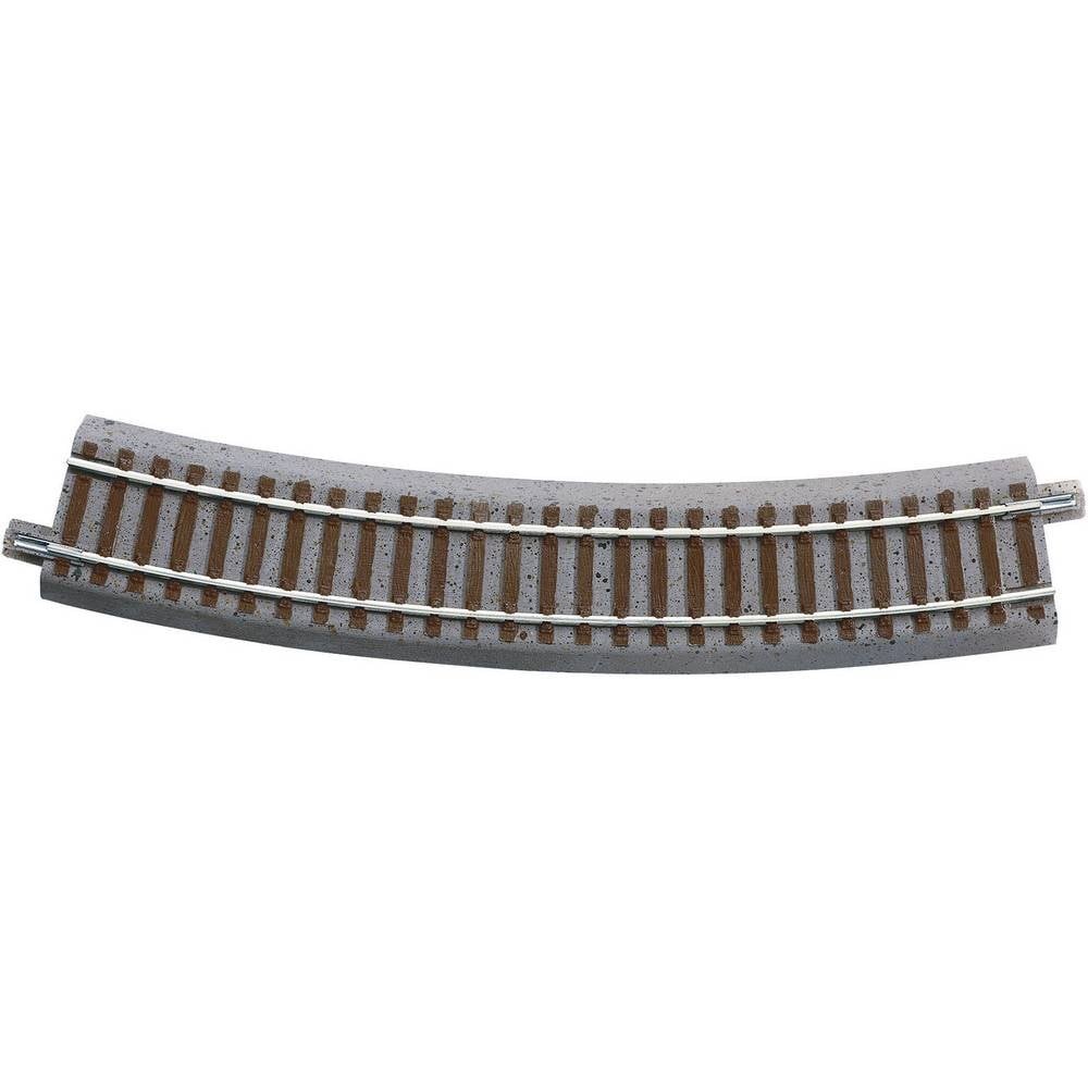 Rail courbe H0 Roco geoLINE 61122 avec ballast stable pour circuit 30°