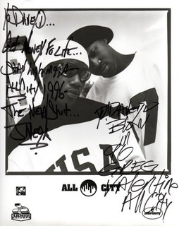 All City 8x10 Promo Photo Armee / Mercury SIGNED '96