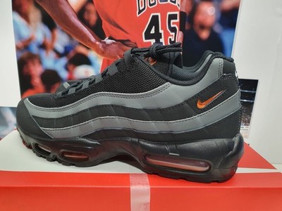 Nike Air Max 95 Black Grey Safety Orange Men's UK 11 EUR 46