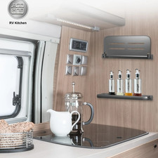 Caravan Camper Folding Aluminium Drop Down Shelf Motorhome Van Wall Table