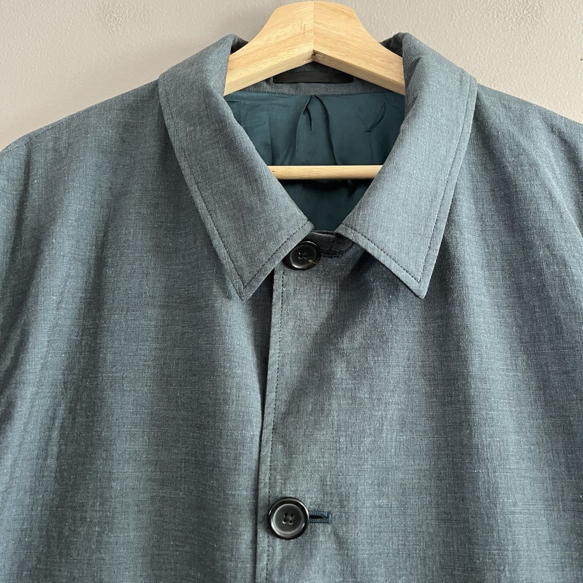 PS Paul Smith Cotton Twill Gray Jacket Workwear Style Pockets Preppy Sz XXL View 6