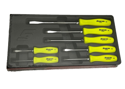 Snap On Tools NEW SDDX70AHV 7pc Hi-Viz Hard Handle Combination