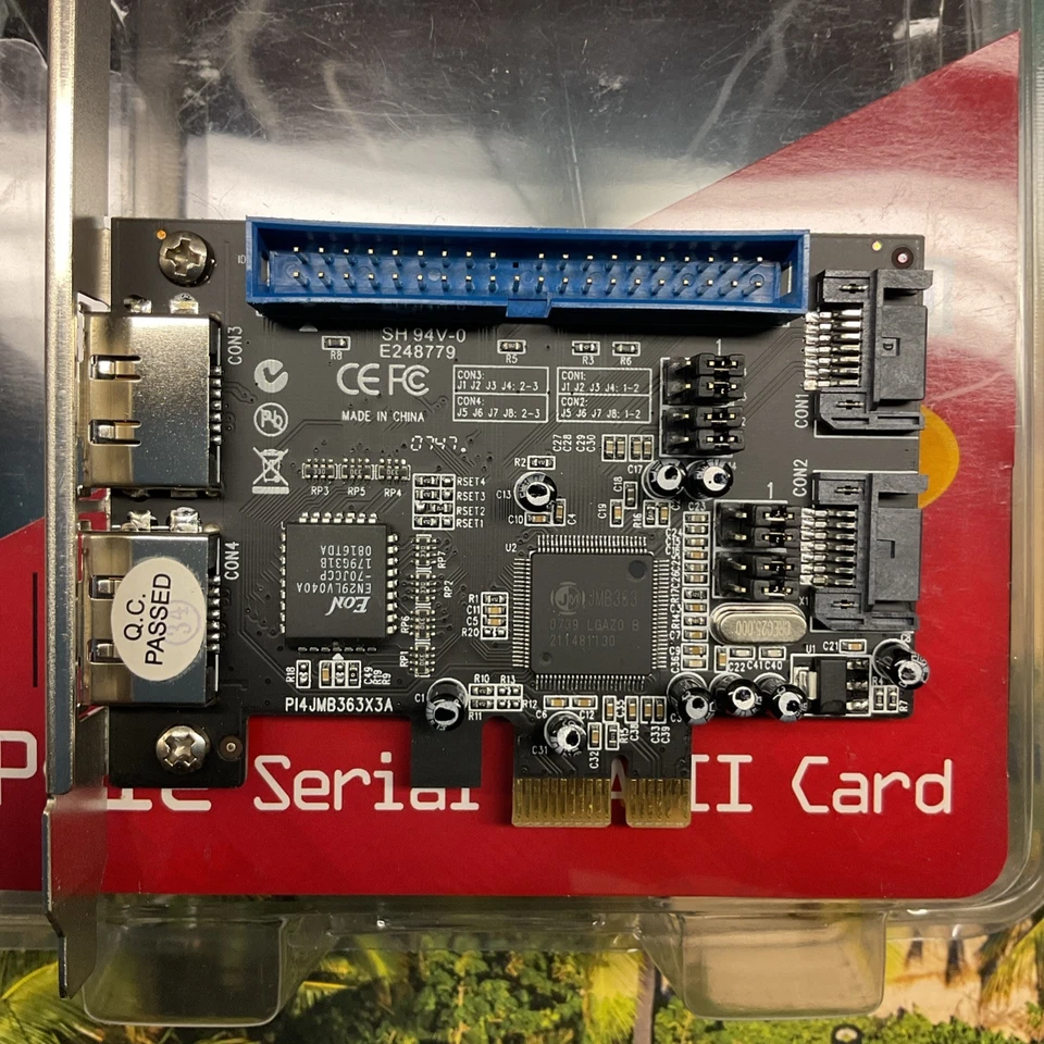 STLAB A-350 Dual Channel Serial-ATA II 3.0 Gbps PCI Express Controller Card/RAID - Image 3 of 4