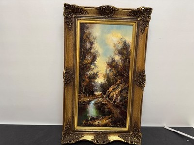 Gemälde Sammlung Auflösung Öl / Leinwand F.K. Thauer München 1924-2009