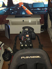 Logitech G923 Fullset Up With Porche Gt3 Steering Wheel And Foldable Play Seat