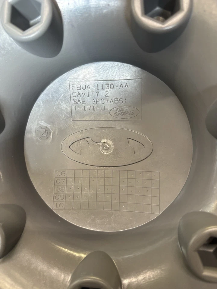 1998-2016 Ford E-250 E-350 Van OEM 16 Inch Hubcaps Set Of 4   #7030 - Imagem 2 de 2