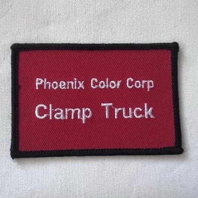 Phoenix Color Corp Clamp Truck Patch  - 3 x 2 inches