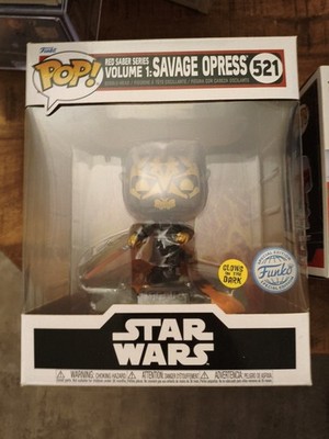 Funko Pop | Star Wars | Red Saber Series: Savage Opress Glow | 521 | NEU OVP