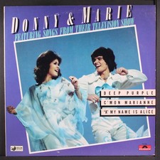 DONNY  MARIE OSMOND: featuring songs from their tv show POLYDOR 12" LP 33 RPM