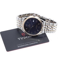 TUDOR 1926 91551 40mm SS/PG Black Dial Automatic Date Watch #C194