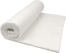Ceramic Fiber Insulation, 1/4" Thick X 16" X 48", 2400F Fireproof Insulation Bla