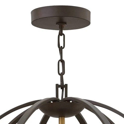 Hinkley Euclid 28 1/4" Wide Spanish Bronze 8-Light Pendant - Picture 8 of 8