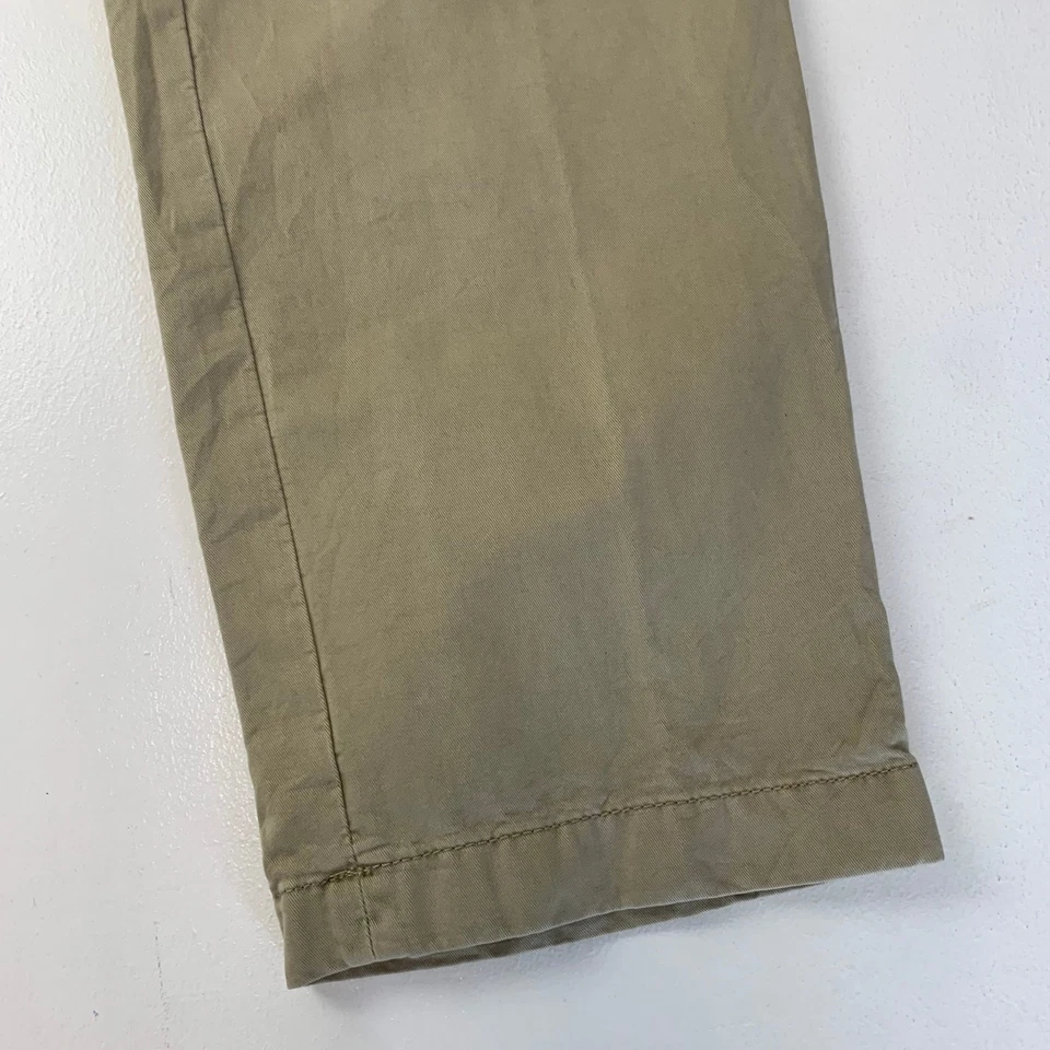 Pantalón Nautica Calce Ajustado Clásico Caqui Beige Algodón Para Hombre Talla 34x30 Foto 2 de 4