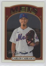 2021 Topps Heritage High Number Chrome 934/999 Carlos Carrasco #717 qf6