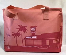 Trader Joe's Insulated Tote Cooler Bag - PEACH Pastel Large RELEASED 5/6/25