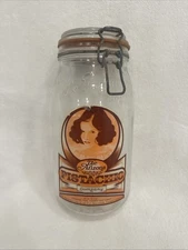 Vintage Arizona Pistachio Company Large Glass Mason Jar “Le Parfait Super”