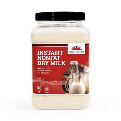 Dry Milk Powder Nonfat Instant 1LB For Cooking Baking Smoothies Nutrition