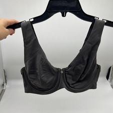 Breezies Modern Micro Unlined Underwire Support Bra Graphite, 36 C