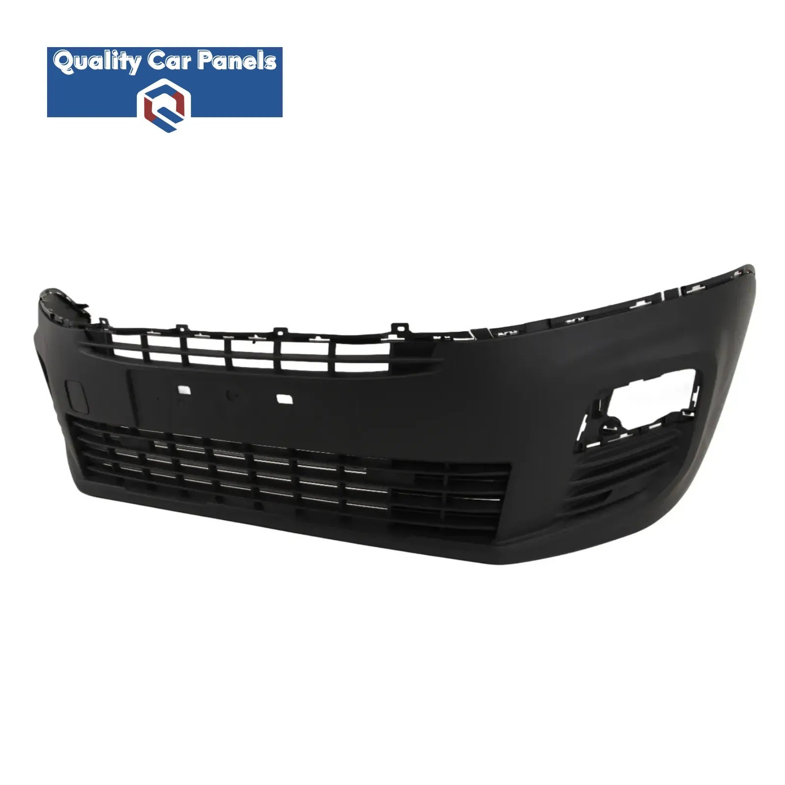 Front Bumper W/O PDC With Tow Eye Cover Black For Berlingo Partner 2018-2023