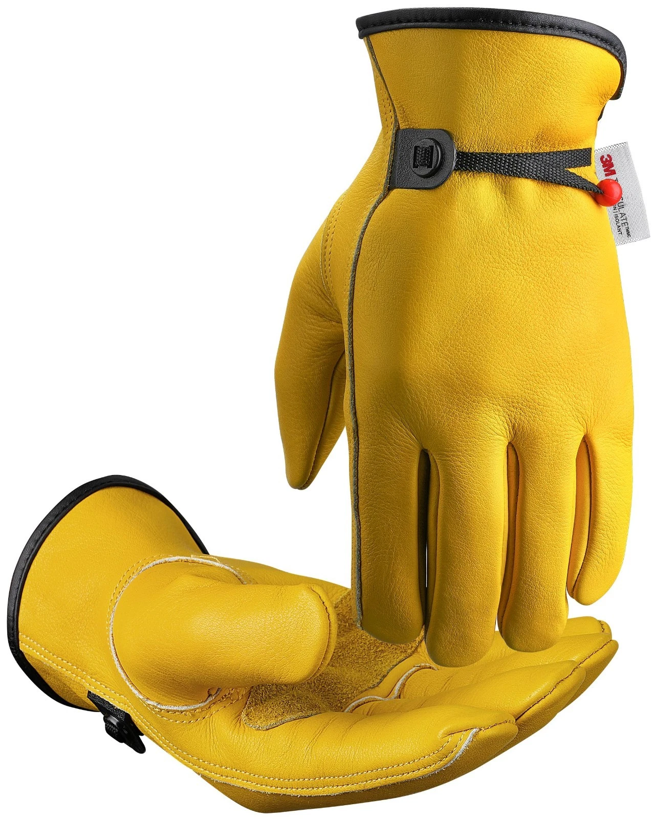 Winter Leather Work Gloves for Men & Women, 3M Thinsulate Thermal Insulation