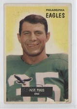 1955 Bowman Pete Pihos #10 HOF 1q2