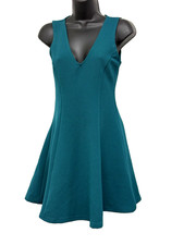 Forever 21 Women's Teal Blue Skater Sleeveless Dress Size S
