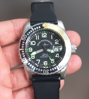 Zeno Watch Basel Diver 500m Swiss ETA 2824 Automatic Men s Tool Watch 45mm Steel