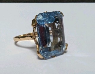 RING 9 KARAT GOLD. schrott oder gebraucht. Gepunzt schöner Vintage UK Verkäufer