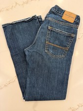 Abercrombie Kids Boys Straight Leg Blue Denim Jeans Size 16