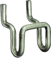 700020 Metal U-Hook for Pegboard/Slatwall, 20 Count