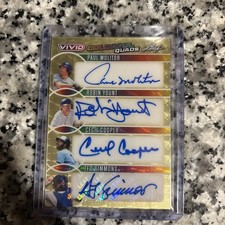 2025 Leaf Baseball Robin Yount/Paul Molitor/Cecil Cooper/Ted Simmons Green 1/1