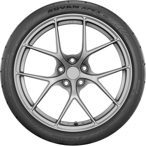 305/30R19 Yokohama Advan Apex V601 102Y XL Black Wall Tire - Изображение 4 из 4