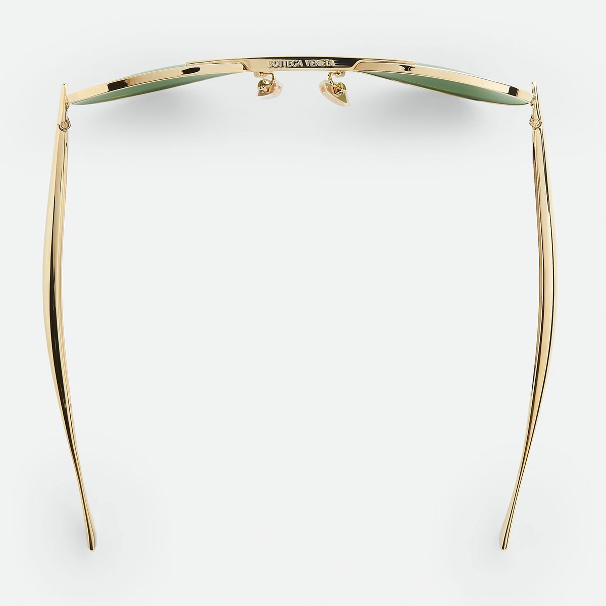 Bottega Veneta BV1305S Sunglasses – Gold / Green – Authentic – Made in Italy thumbnail 4