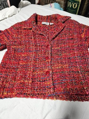 Keren Hart Women's Red Jacket Vintage Size Small